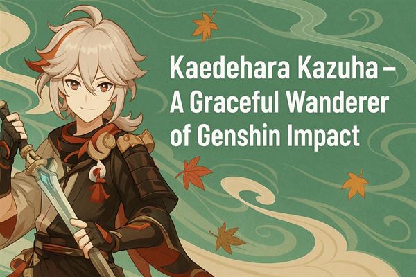 Kaedehara kazuha - a graceful wanderer of genshin impact